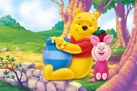 Das Winnie Pooh Wallpaper 480x320