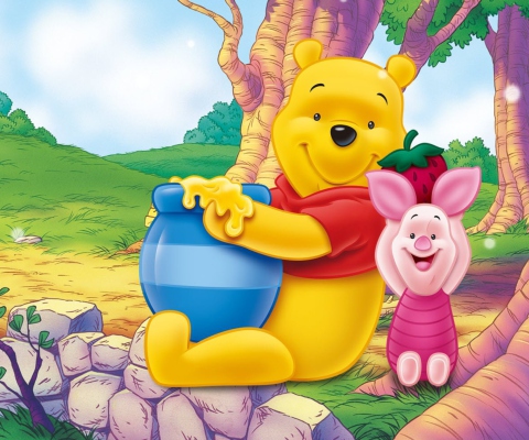Das Winnie Pooh Wallpaper 480x400