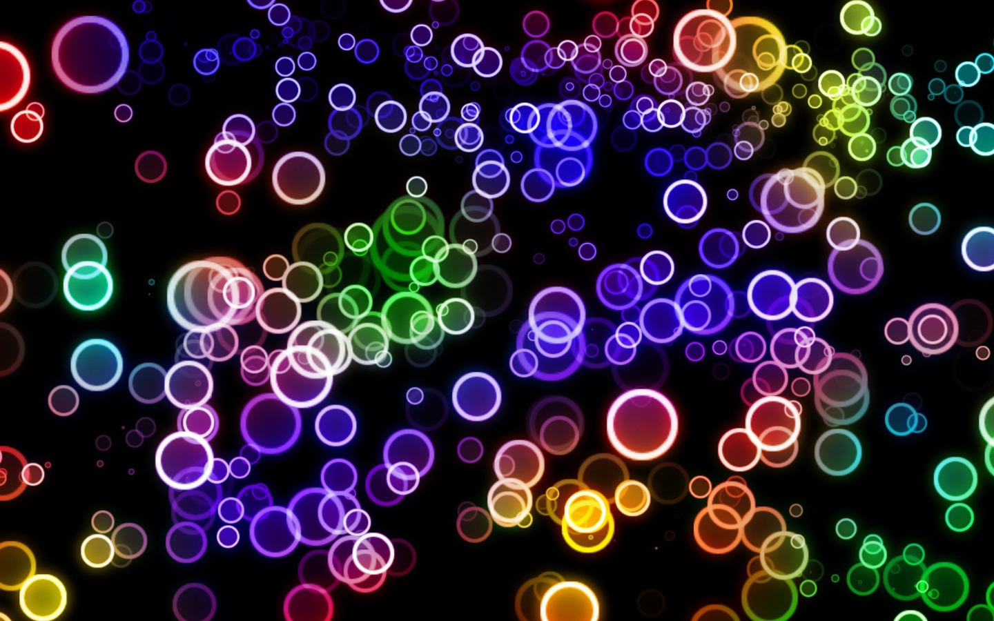 Colorful Circles wallpaper 1440x900