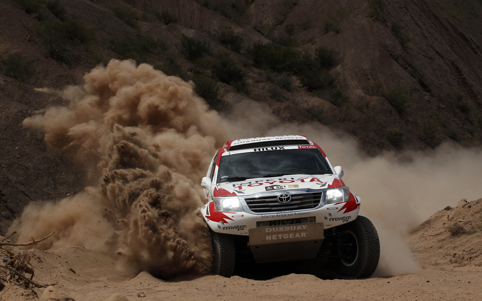 Sfondi Toyota - Rally In Dakar 1680x1050