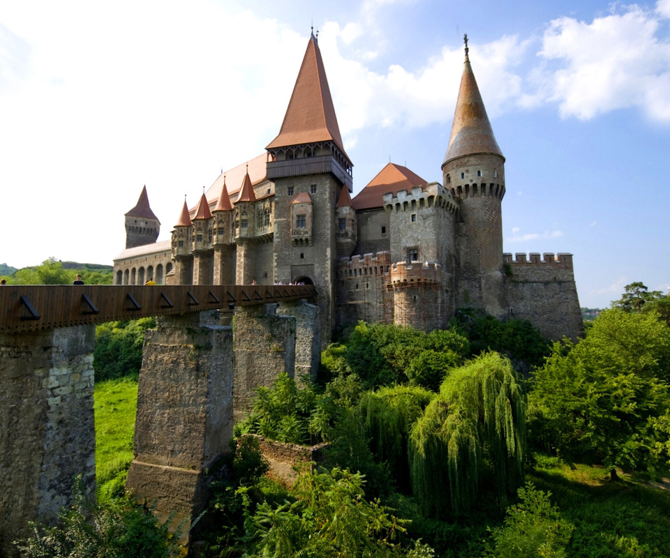 Corvin Castle in Romania, Transylvania wallpaper 960x800