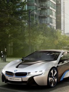 Das BMW i8 Wallpaper 240x320