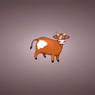 Funny Cow - Obrázkek zdarma pro 2048x2048