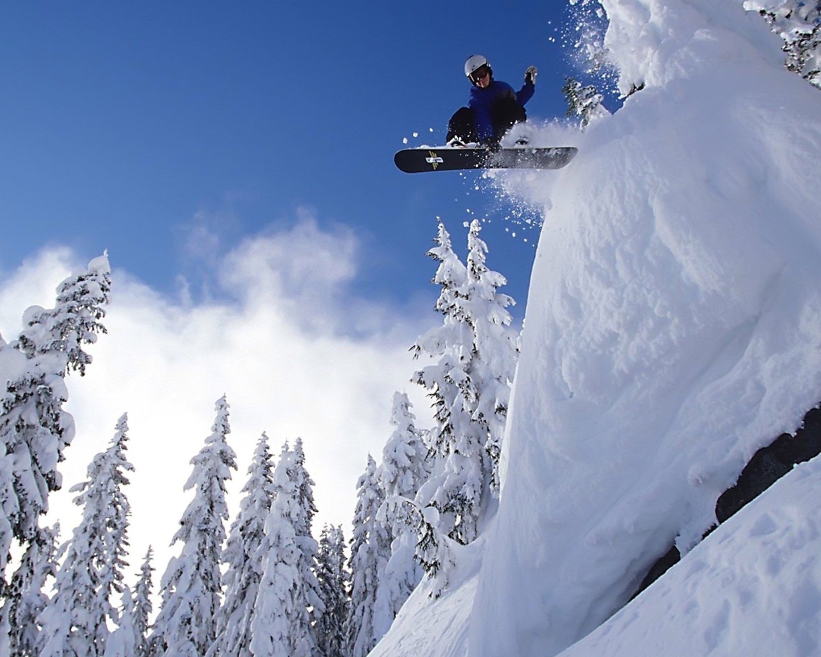 Snowboarding GoPro HD Hero wallpaper 1600x1280