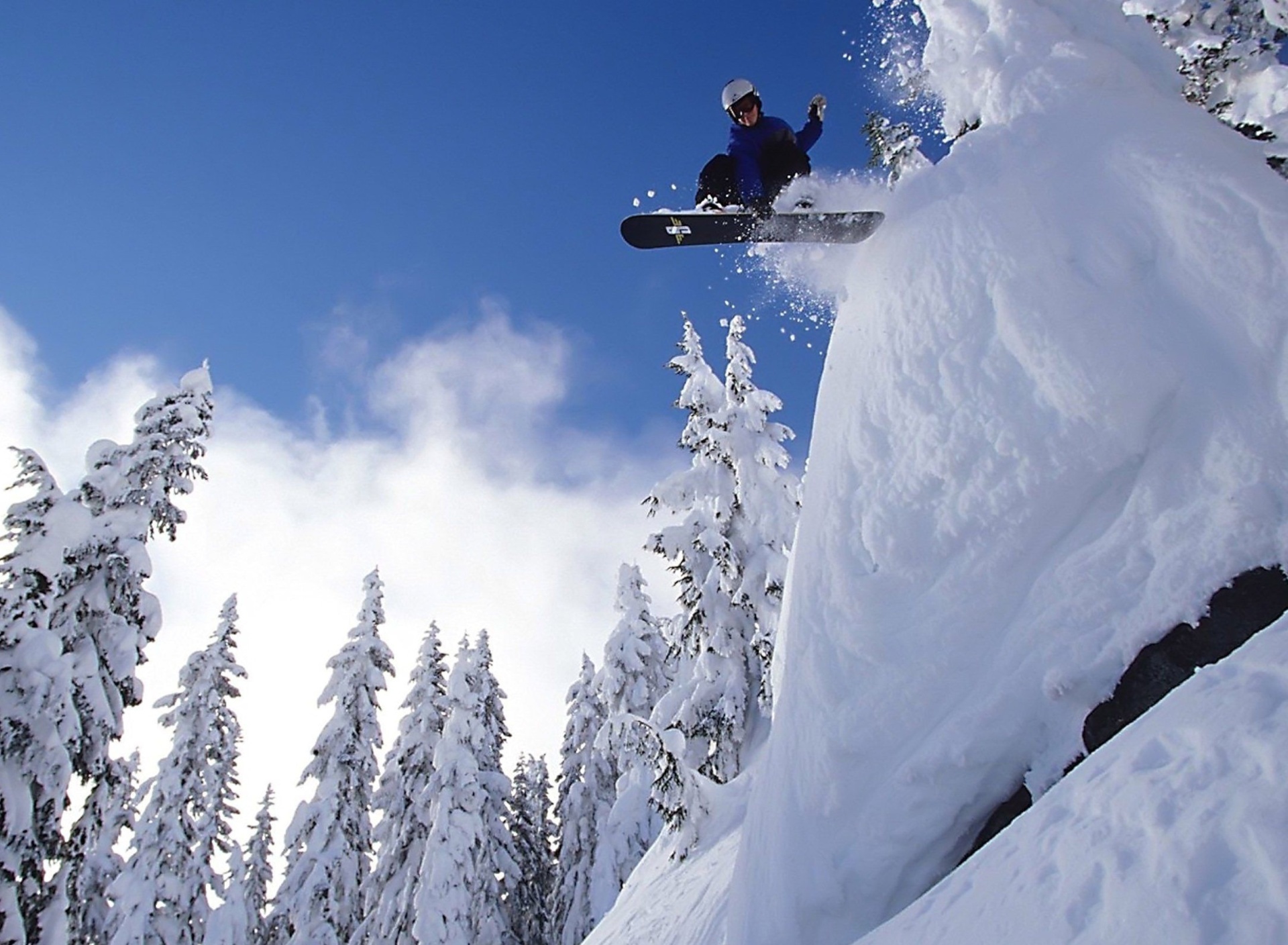Snowboarding GoPro HD Hero wallpaper 1920x1408