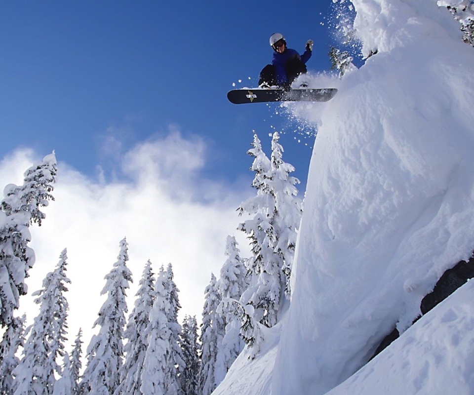 Das Snowboarding GoPro HD Hero Wallpaper 960x800