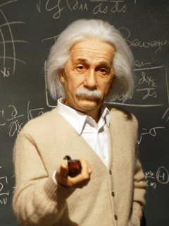 Das Albert Einstein Wallpaper 240x320