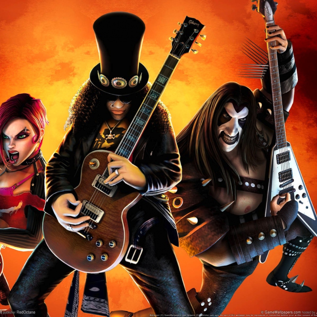 Fondo de pantalla Guitar Hero Warriors Of Rock 1024x1024