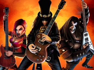 Das Guitar Hero Warriors Of Rock Wallpaper 320x240