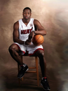 Dwyane Wade - Miami Heat screenshot #1 240x320