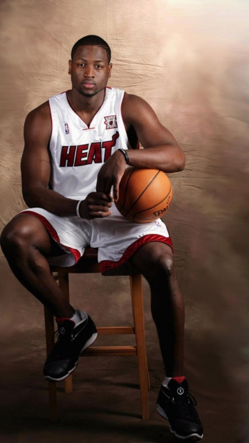 Fondo de pantalla Dwyane Wade - Miami Heat 360x640
