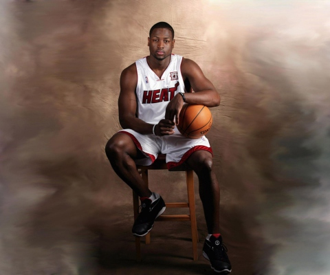 Das Dwyane Wade - Miami Heat Wallpaper 480x400