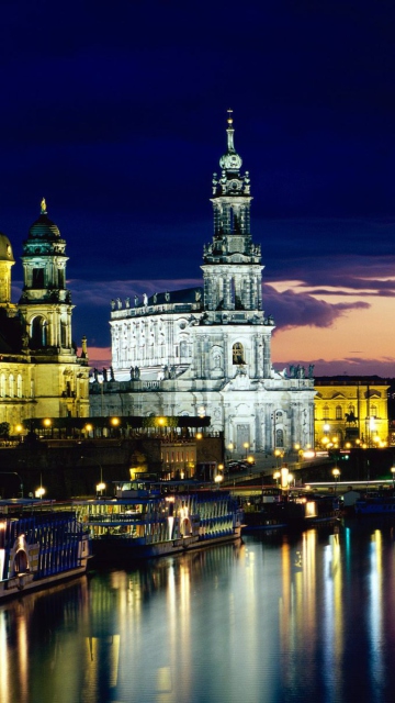 Elbe Dresden Germany wallpaper 360x640