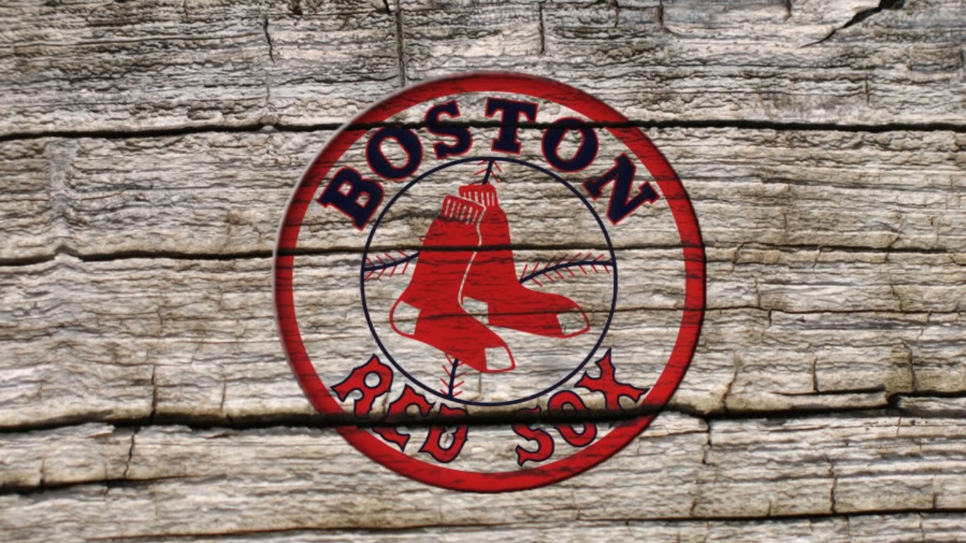 Sfondi Boston Red Sox Logo 1366x768