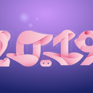 New Year Celebrations 2019 papel de parede para celular para iPad