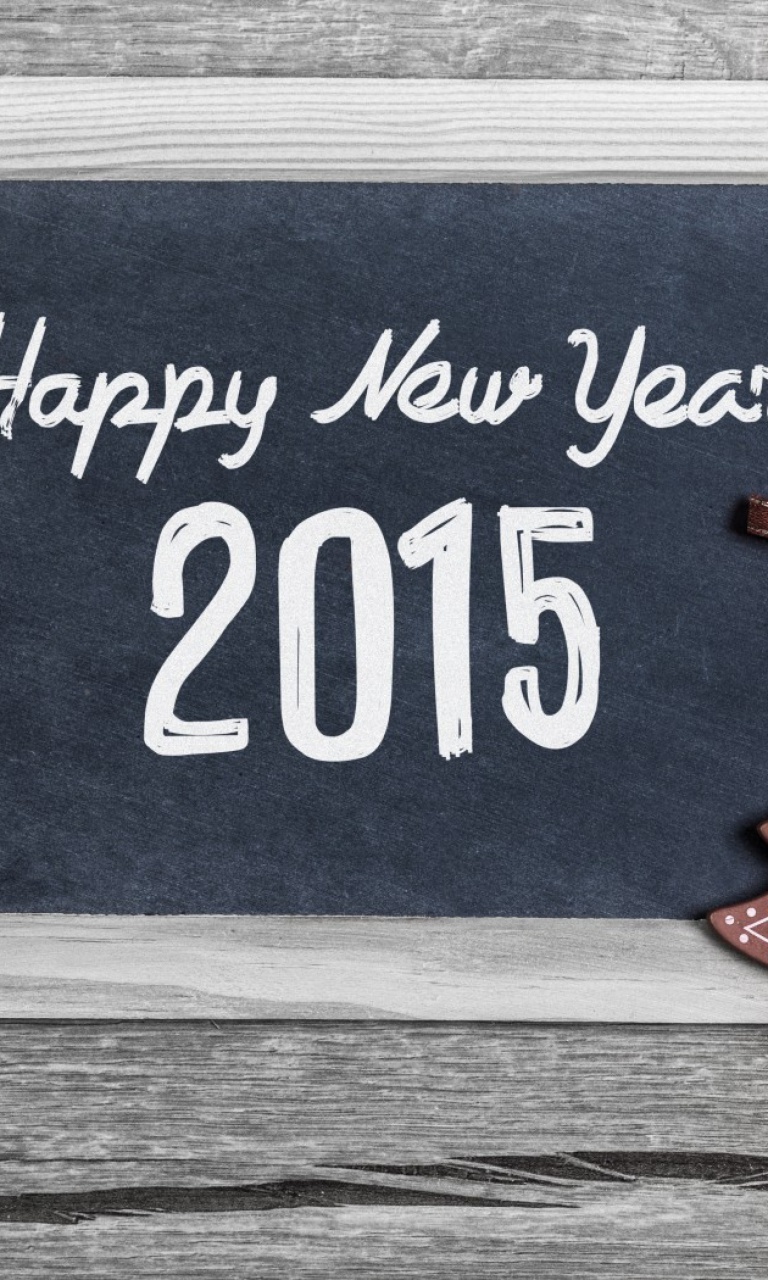 Fondo de pantalla Happy New Year 2015 768x1280