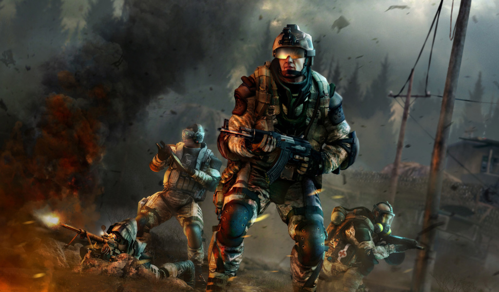 Warface Game wallpaper 1024x600