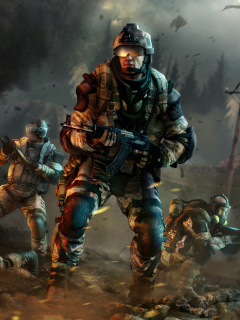 Warface Game screenshot #1 240x320