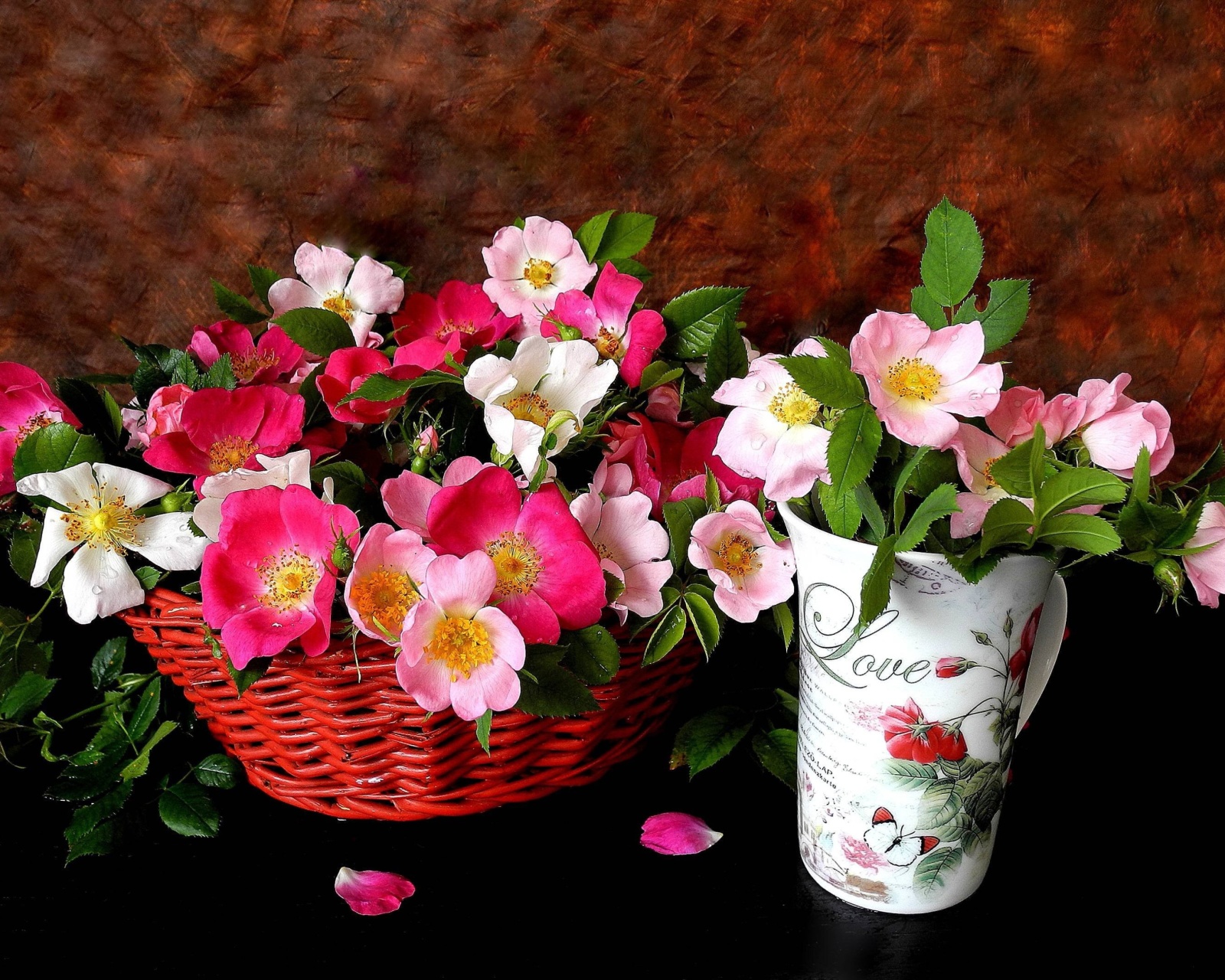 Sweetheart flowers wallpaper 1600x1280