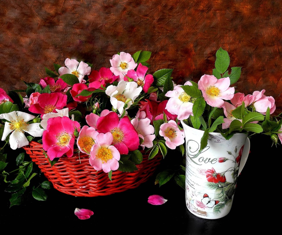 Sweetheart flowers wallpaper 960x800