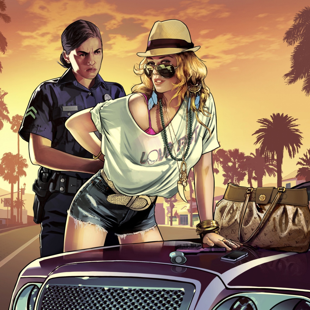 Das 2013 Grand Theft Auto Gta Wallpaper 1024x1024