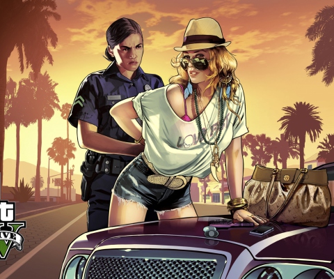 Обои 2013 Grand Theft Auto Gta 480x400