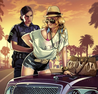 2013 Grand Theft Auto Gta - Obrázkek zdarma pro iPad Air