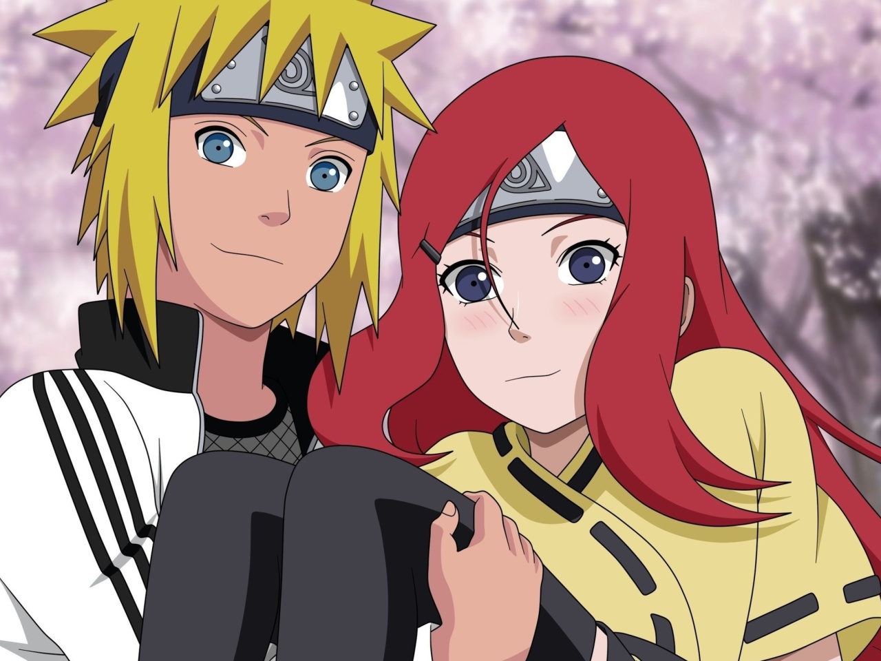 Sfondi Minato Namikaze And Kushina Uzumaki 1280x960