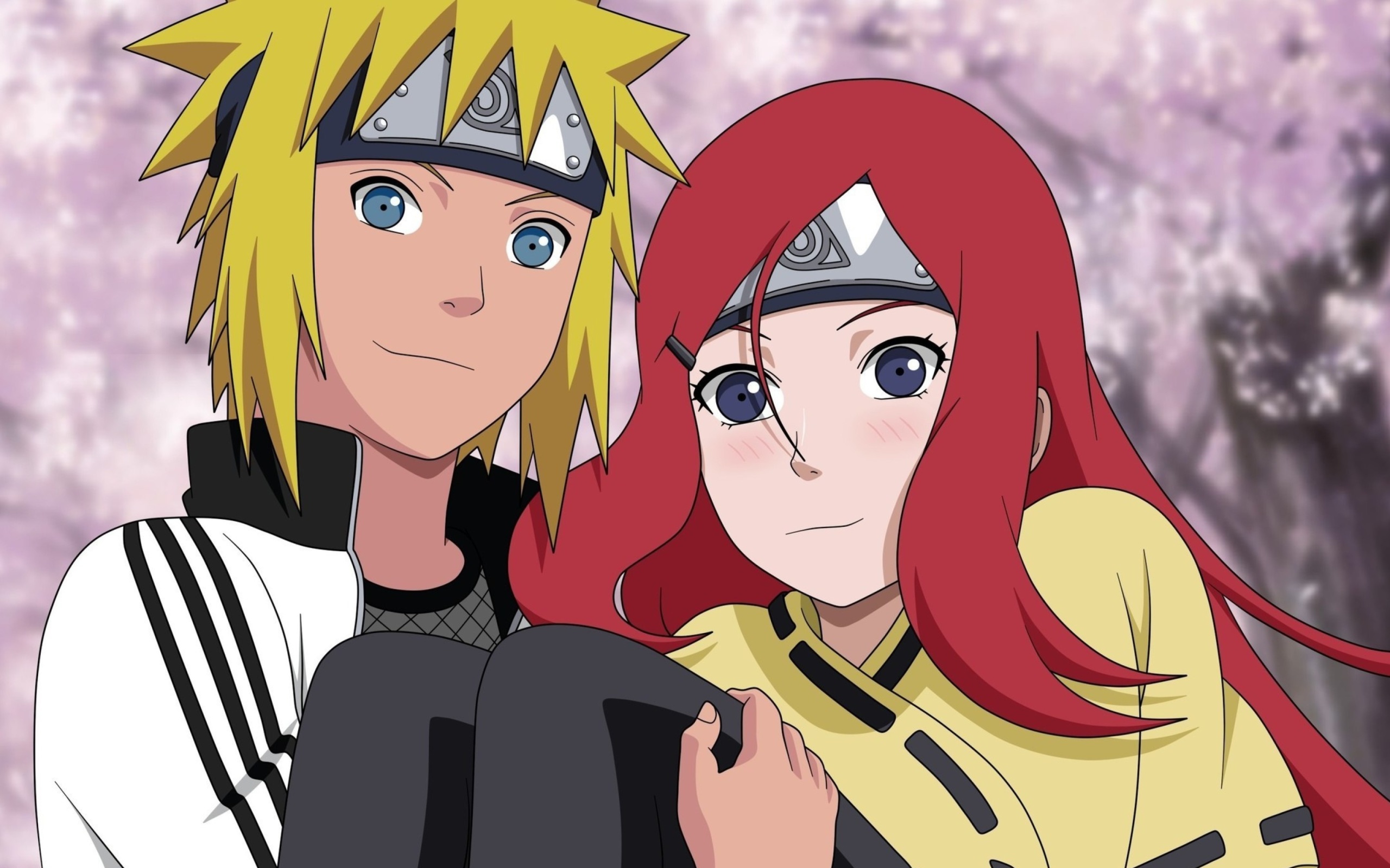 Screenshot №1 pro téma Minato Namikaze And Kushina Uzumaki 2560x1600