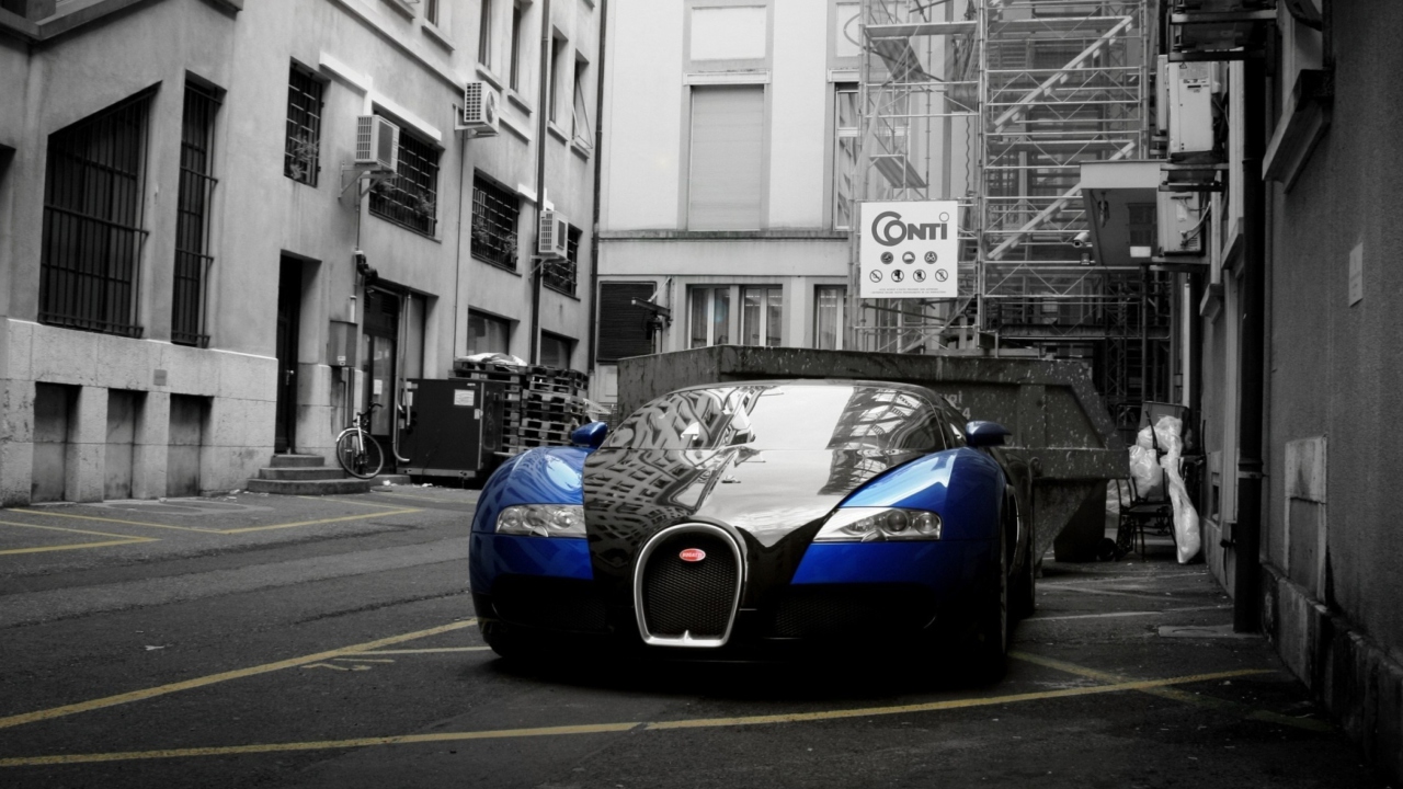 Screenshot №1 pro téma Bugatti Veyron Grand Sport 1280x720