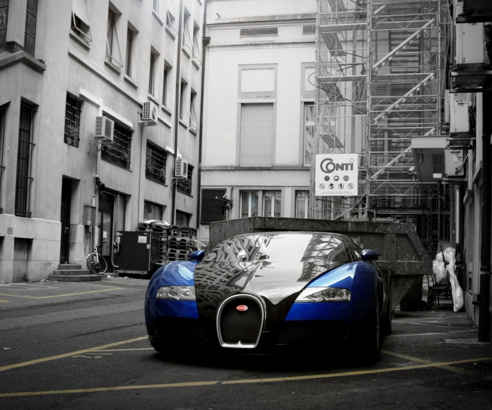 Fondo de pantalla Bugatti Veyron Grand Sport 960x800