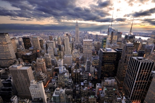Evening New York City sfondi gratuiti per cellulari Android, iPhone, iPad e desktop