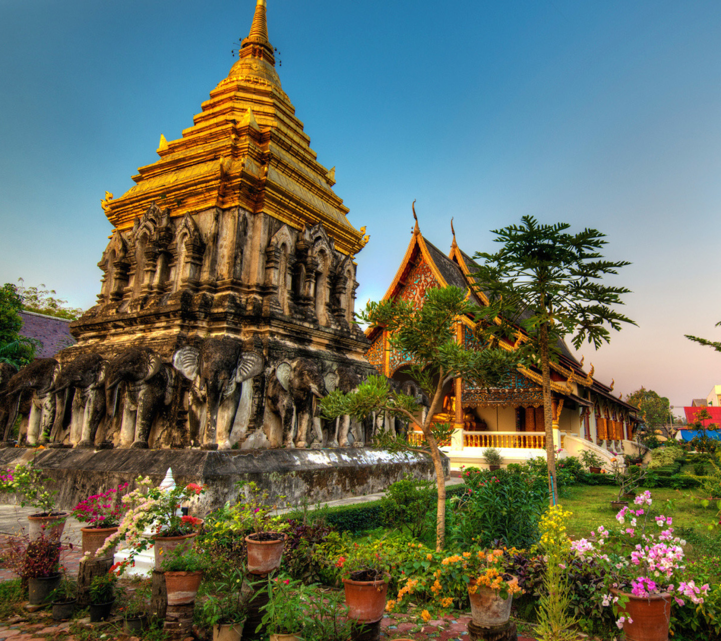 Thailand Temple wallpaper 1440x1280