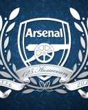 Das Arsenal Anniversary Logo Wallpaper 128x160