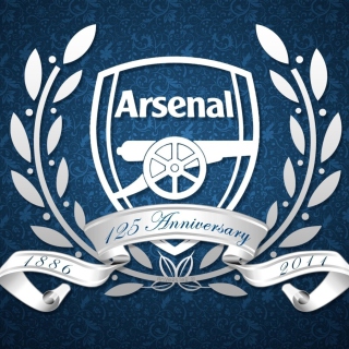 Arsenal Anniversary Logo papel de parede para celular para iPad Air