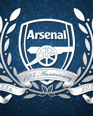 Arsenal Anniversary Logo - Obrázkek zdarma pro 128x160