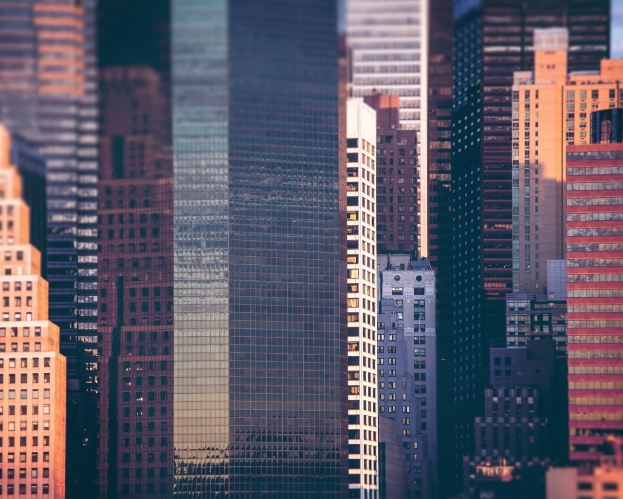Das Manhattan Buildings Wallpaper 1280x1024