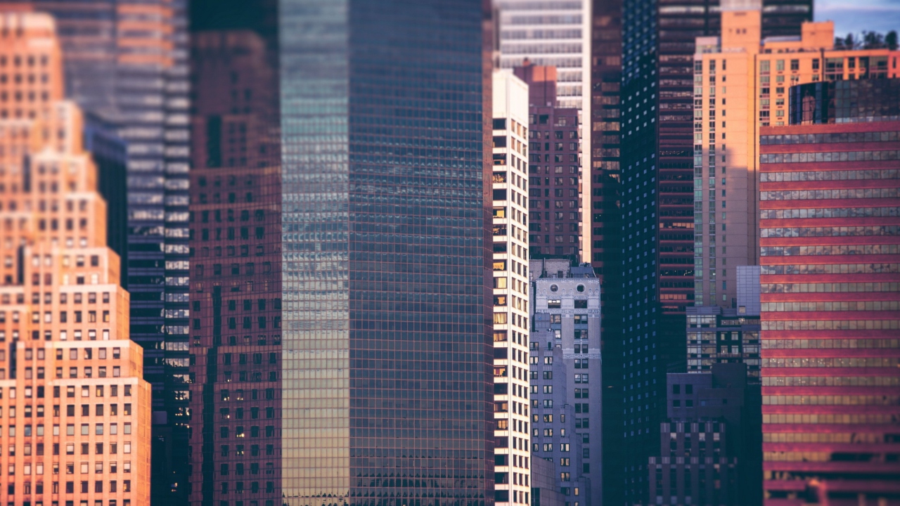 Das Manhattan Buildings Wallpaper 1280x720