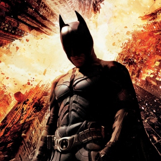 Kostenloses Christian Bale Dark Knight Rises Wallpaper für 128x128