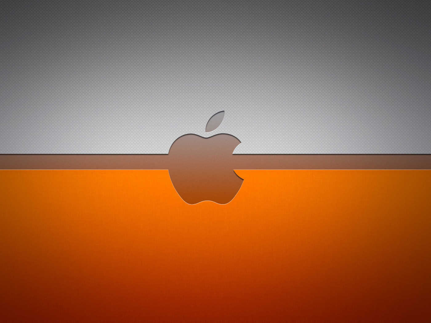 Das Apple Mac Emblem Wallpaper 1400x1050