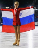 2014 Winter Olympics Figure Skater Champion Julia Lipnitskaya wallpaper 128x160