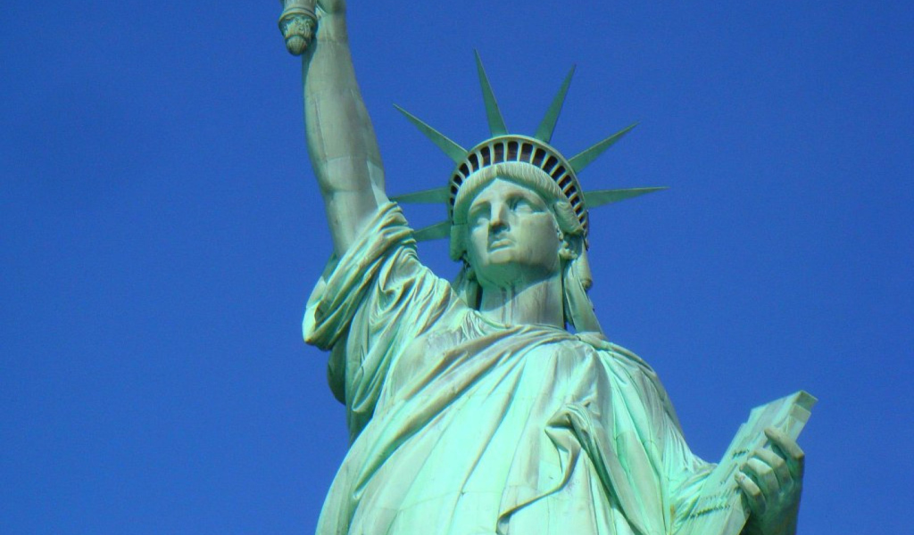 Das Statue Of Liberty Wallpaper 1024x600