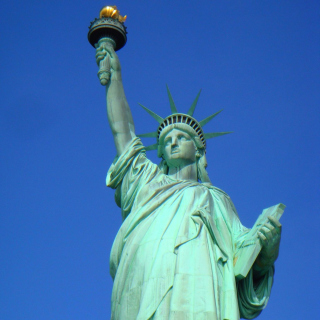 Kostenloses Statue Of Liberty Wallpaper für iPad Air
