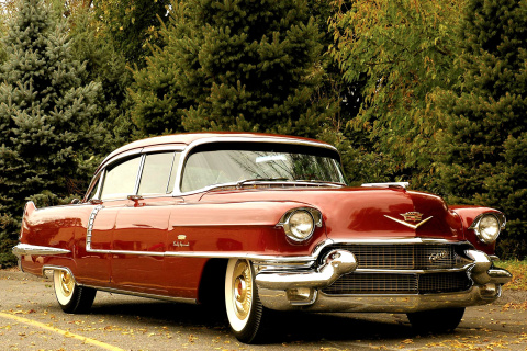 Screenshot №1 pro téma 1956 Cadillac Maharani 480x320
