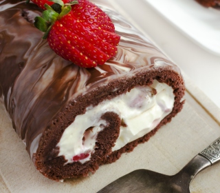 Chocolate Cake With Whipped Cream - Fondos de pantalla gratis para 1024x1024