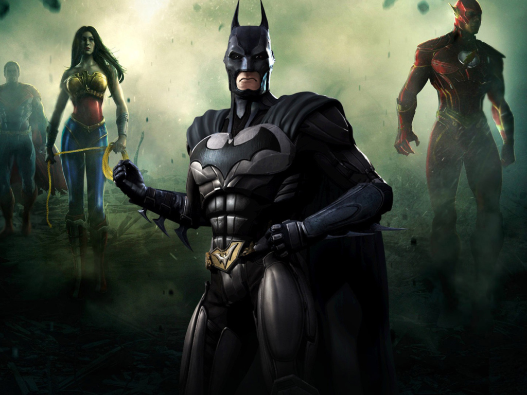 Обои Injustice Gods Among Us - Batman 1024x768