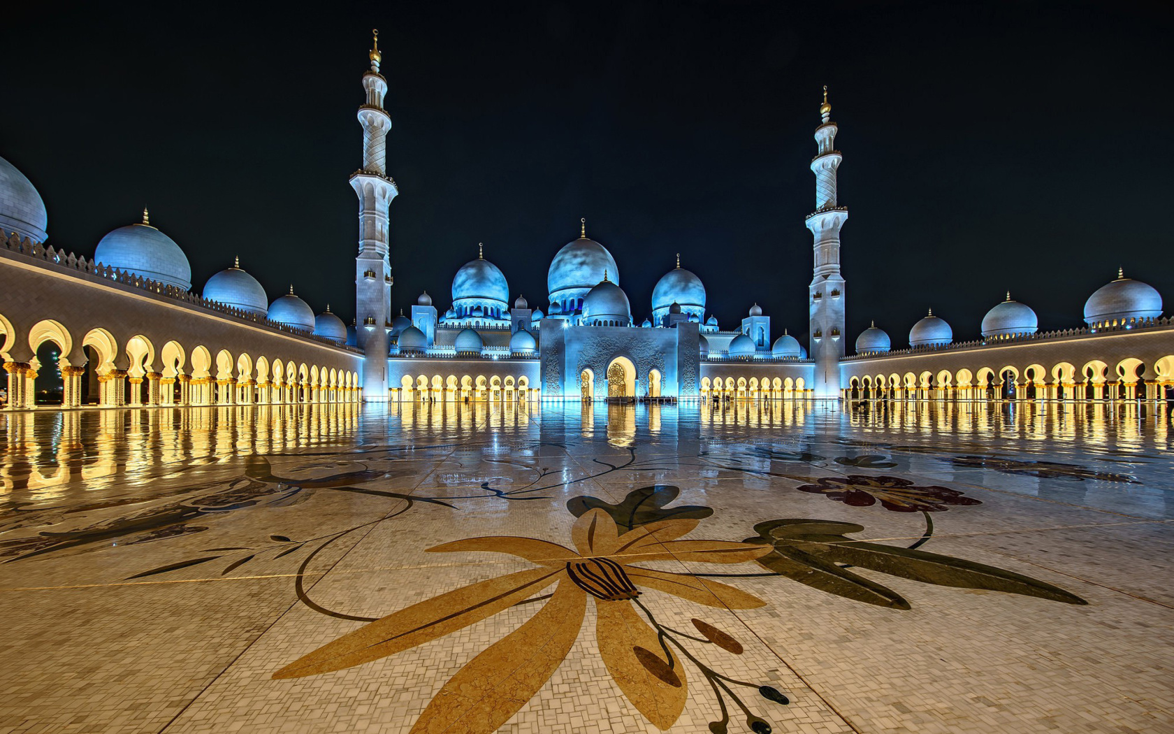 Screenshot №1 pro téma Abu Dhabi Islamic Center for Muslims 1680x1050