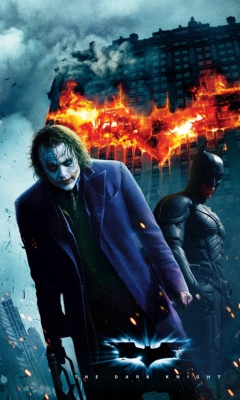 Das Batman And Joker Wallpaper 240x400
