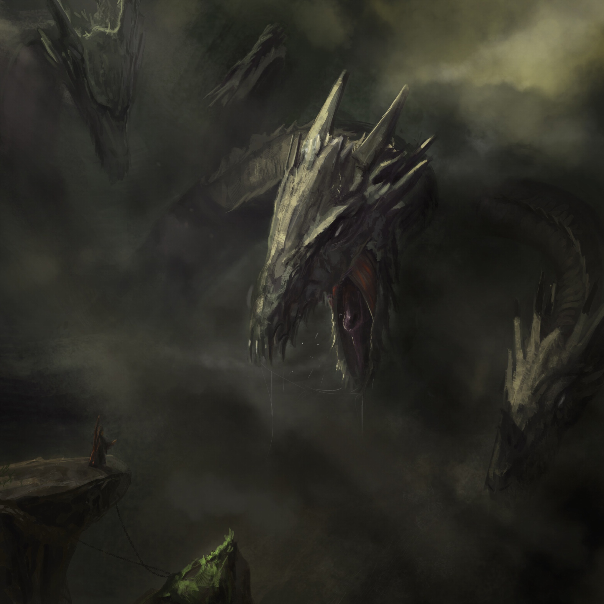 Fondo de pantalla Monster Hydra 2048x2048