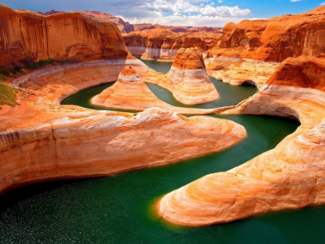 Обои Grand Canyon Colorado River 640x480